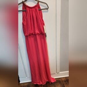 VINCE CAMUTO NWT Chain Detail Blouson Gown Size 2